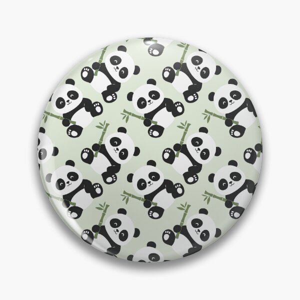 Item preview, Cute Kawaii Panda Bear Bamboo Seamless Pattern designed and sold by Zaya_art.
