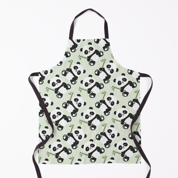 Item preview, Cute Kawaii Panda Bear Bamboo Seamless Pattern designed and sold by Zaya_art.
