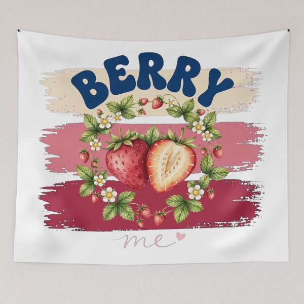Item preview, Berry Strawberry Me Citrus Funny Pun Foodie Quote designed and sold by Yellowriversss.