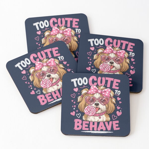 Item preview, Too Cute To Behave – Sassy Shih Tzu designed and sold by PawsAndPallette .