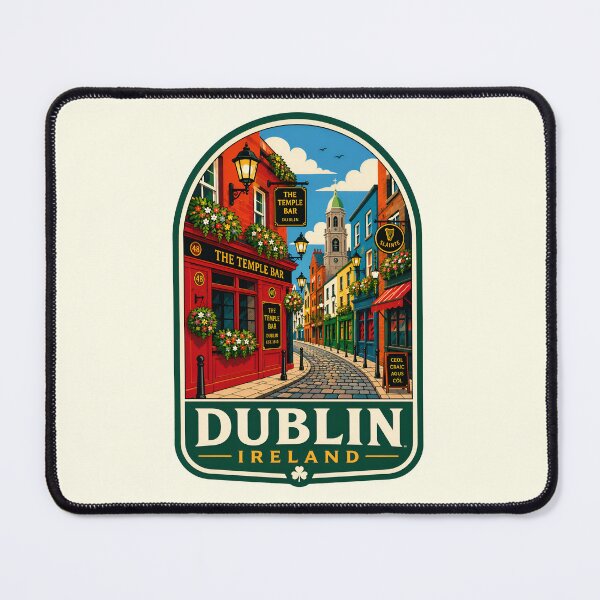 Item preview, Vintage The Temple Bar Dublin Ireland Street designed and sold by Imaginationbeyond.