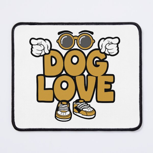 Item preview, DOG LOVE - PETS Words Character Bold Retro designed and sold by NFTWords.