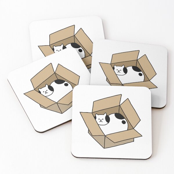 Item preview, a Cat in a box designed and sold by superbaechoo.