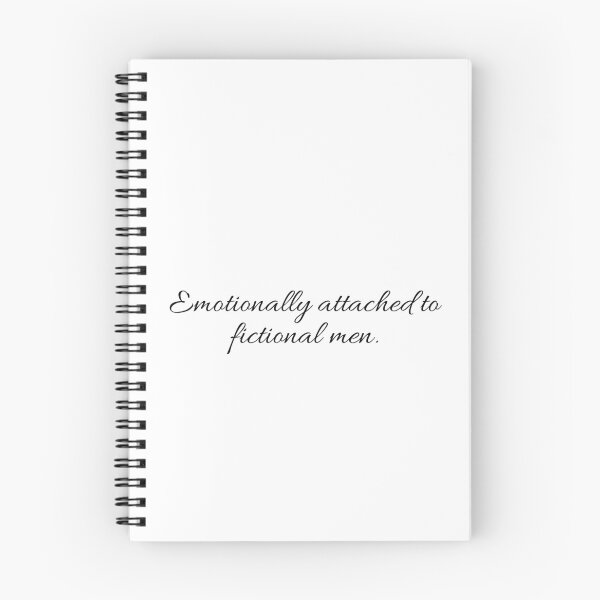 Item preview, Emotionally attached to fictional men Quote designed and sold by astraepetals.