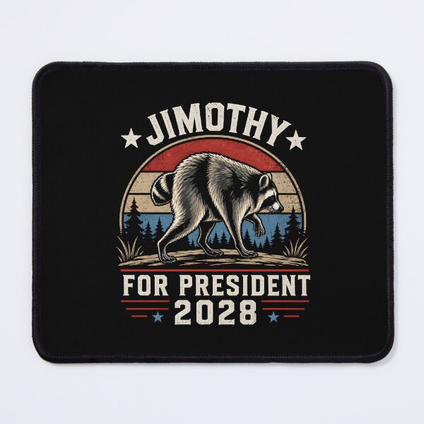 Item preview, Viral Raccoon Timothy Jimothy for President 2028 Funny Meme designed and sold by FreeArt2.