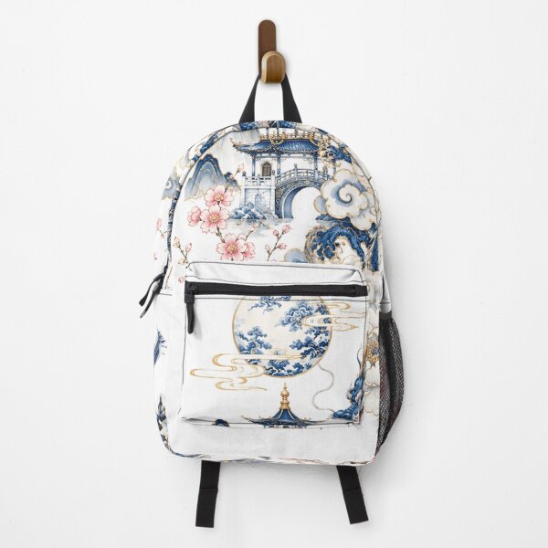 Item preview, Blue Dragon Cherry Blossom Chinoiserie designed and sold by MWprint.