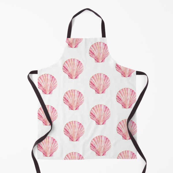 Item preview, Pink Watercolor Scallop Shell with Gold Accents designed and sold by SOUFIANE1991.