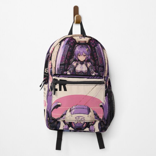 Item preview, Cyberpunk Cancer - Zodiac Mecha Anime Girl designed and sold by Apocalyptic Art Studio.