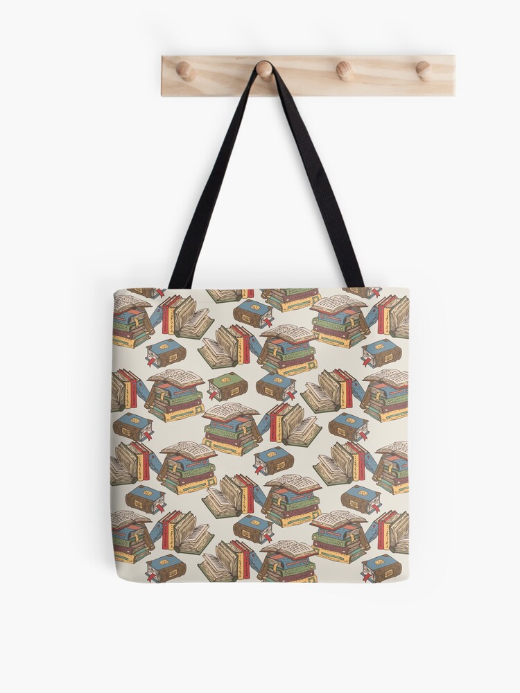 Thumbnail 1 of 2, Tote Bag, Books designed and sold by deepfuze.