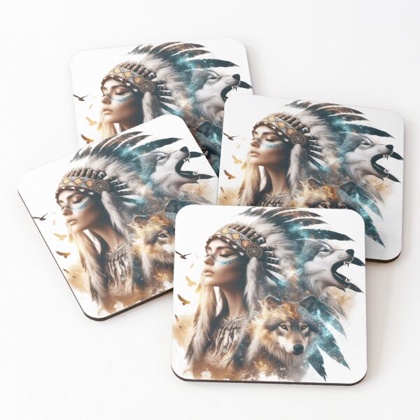 Item preview, Spirit of Wolves and Eagles designed and sold by EdicrisR.