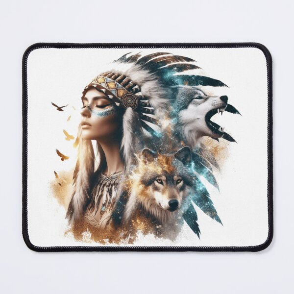 Item preview, Spirit of Wolves and Eagles designed and sold by EdicrisR.