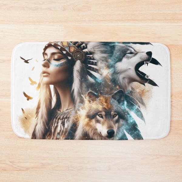 Item preview, Spirit of Wolves and Eagles designed and sold by EdicrisR.