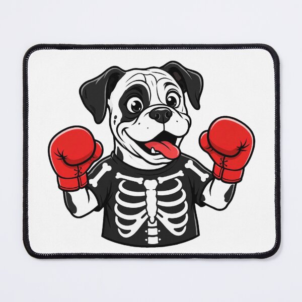 Item preview, Skeleton Bulldog Boxing Halloween Funny Dog Boxer Costume designed and sold by KnrNazimTHRE4DS.