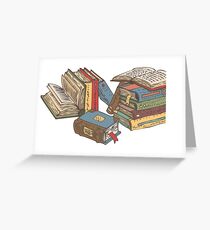 Tarjeta de felicitación Libros