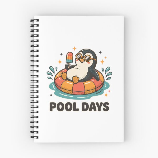 Item preview, Cute Penguin Pool Days Summer Vacation Float Funny Penguin T-Shirt designed and sold by StickerNestYou.