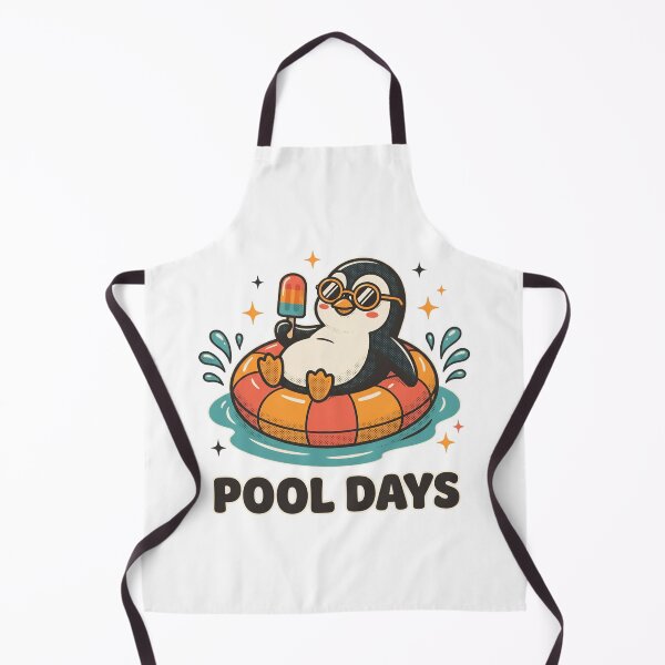 Item preview, Cute Penguin Pool Days Summer Vacation Float Funny Penguin T-Shirt designed and sold by StickerNestYou.
