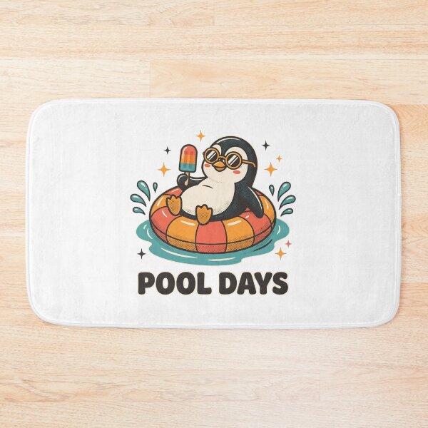 Item preview, Cute Penguin Pool Days Summer Vacation Float Funny Penguin T-Shirt designed and sold by StickerNestYou.