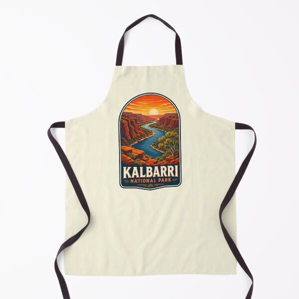 Item preview, Vintage Kalbarri National Park Gorge Sunset Badge designed and sold by Imaginationbeyond.