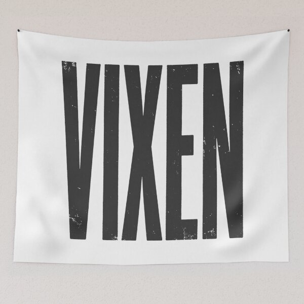 Item preview, VIXEN in Black Grungy Letters designed and sold by StudioDestruct.