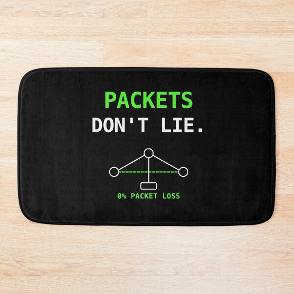 Item preview, Packets Don’t Lie – Network Engineer & Sysadmin Design designed and sold by dude-sign.