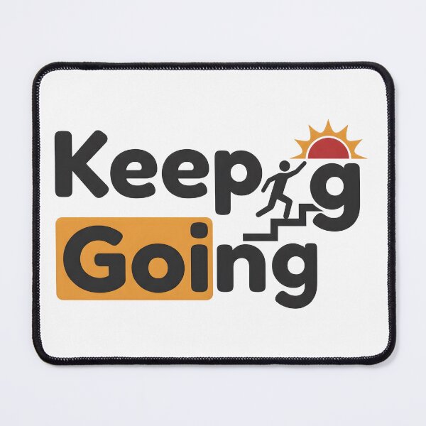 Item preview, Keep Going Motivational Sunrise Inspirational Quote T-Shirt designed and sold by StickerNestYou.