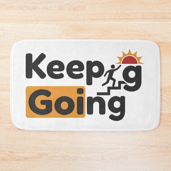 Item preview, Keep Going Motivational Sunrise Inspirational Quote T-Shirt designed and sold by StickerNestYou.