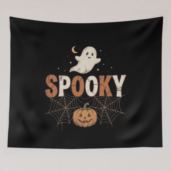Item preview, Spooky Cute Ghost Pumpkin Vintage Halloween designed and sold by fawzimorsy.