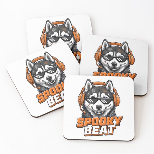 Item preview, Spooky Beat Husky Halloween DJ Funny Gamer Husky Costume designed and sold by KnrNazimTHRE4DS.