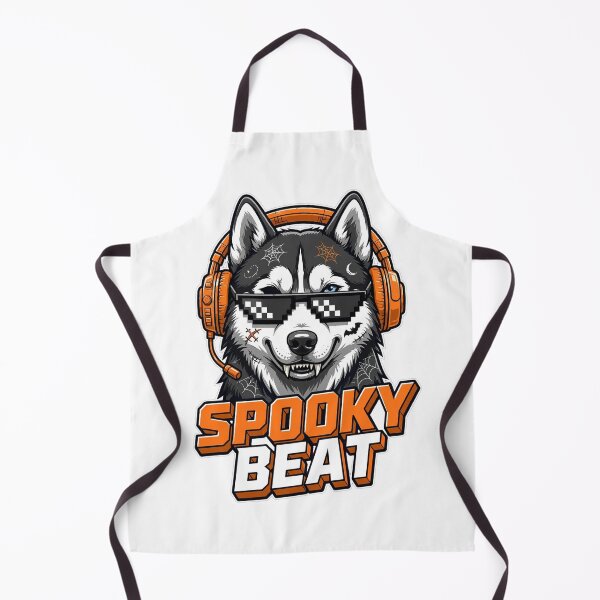 Item preview, Spooky Beat Husky Halloween DJ Funny Gamer Husky Costume designed and sold by KnrNazimTHRE4DS.