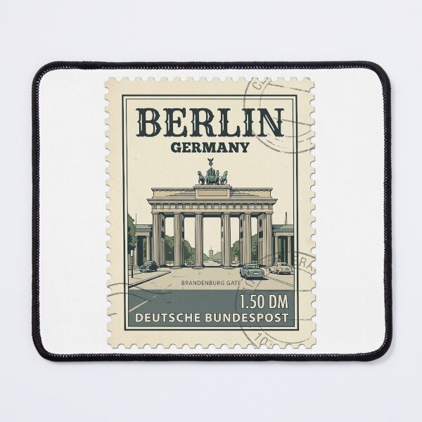 Item preview, Vintage Berlin Brandenburg Gate Travel Stamp designed and sold by k3rstman1.