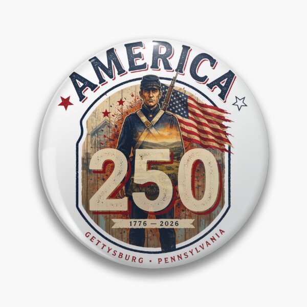 Item preview, America 250 Gettysburg T-Shirt | Civil War Soldier Silhouette Patriotic 1863 Tee v3 designed and sold by DarylWelsh2024.