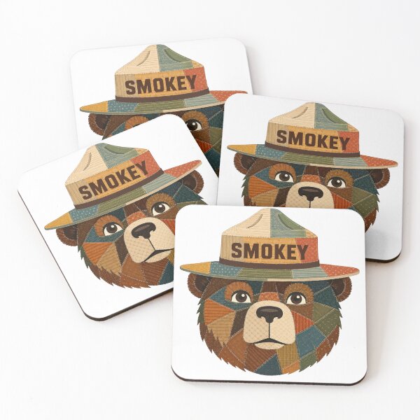 Item preview, Smokey the Bear patchwork designed and sold by ktthegreat.