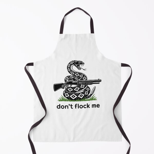 Item preview, Don't Flock Me Funny Coiled Snake Funny Wildlife Parody designed and sold by camronrufuh.