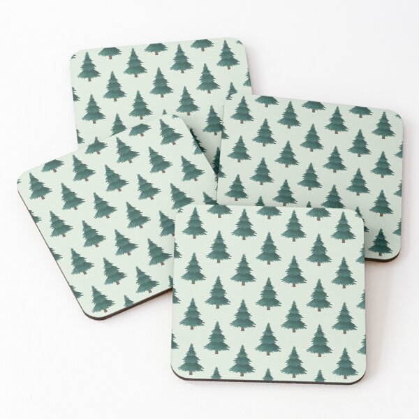 Item preview, Watercolor Pine Tree Forest Pattern designed and sold by Zaya_art.
