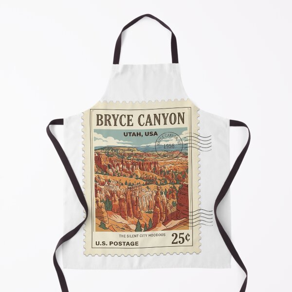 Item preview, Vintage Bryce Canyon Utah Hoodoos Travel Stamp designed and sold by k3rstman1.