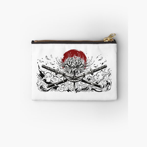 Item preview, Red Spider Lily and Crossed Katana Japanese Samurai Art designed and sold by NugrohoDwi.