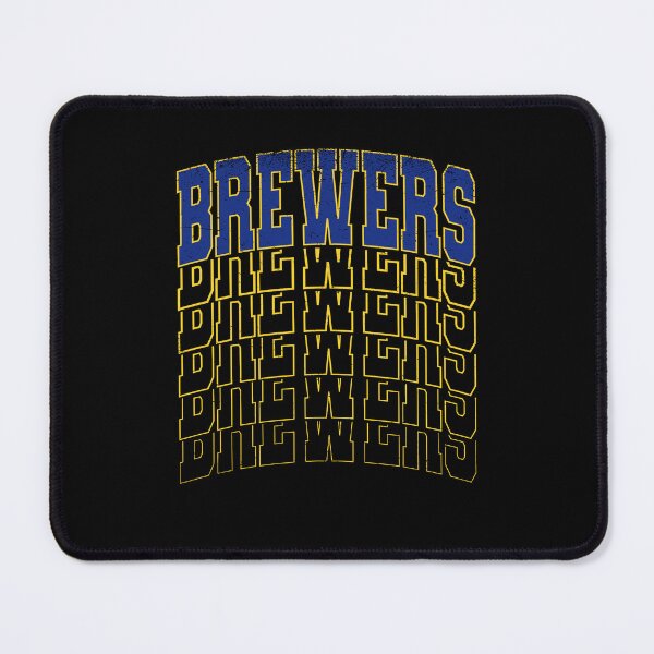 Item preview, Brewers Stacked Text Vintage Baseball Fan Graphic designed and sold by camronrufuh.
