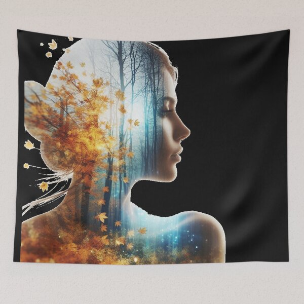 Item preview, Autumn Forest Within Her Shadow designed and sold by EdicrisR.