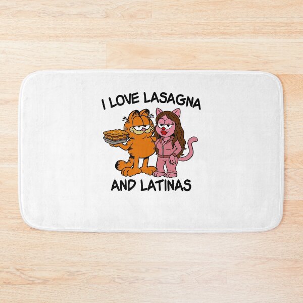 Item preview, I Love Lasagna And Latinas Funny Cat Parody Meme designed and sold by camronrufuh.