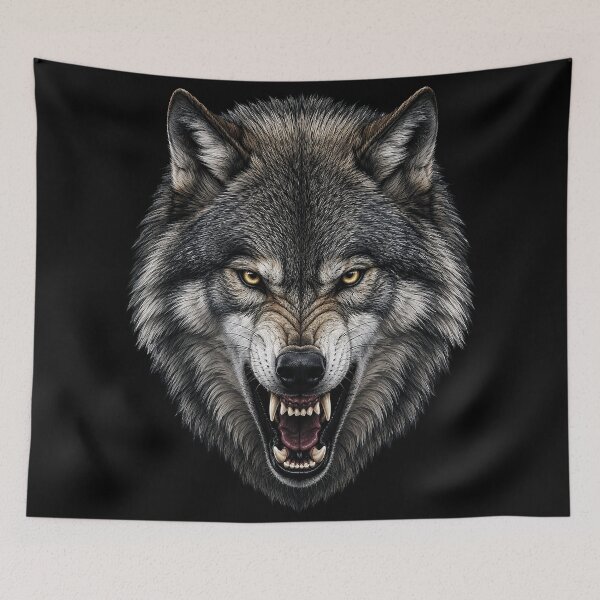 Item preview, Wolf of No Mercy designed and sold by nikkolaus.