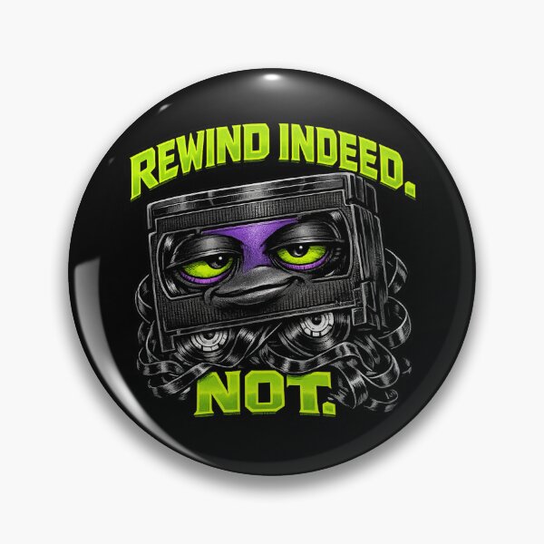 Item preview, Rewind Indeed Not – Funny VHS Tape 90s Retro Tech Humor designed and sold by Anyshca.