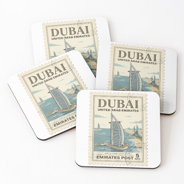 Item preview, Vintage Dubai Burj Al Arab Travel Stamp designed and sold by k3rstman1.