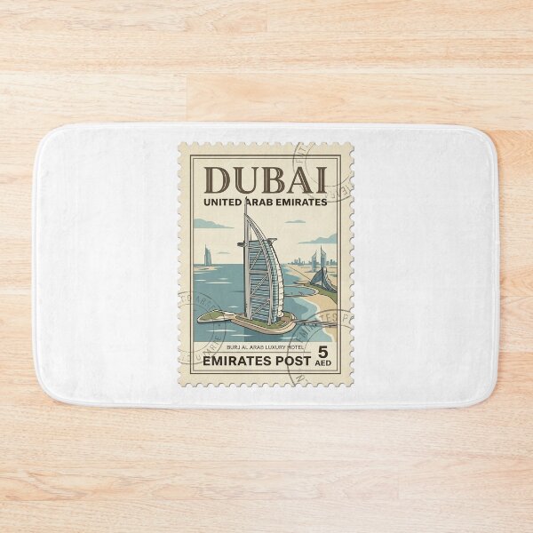 Item preview, Vintage Dubai Burj Al Arab Travel Stamp designed and sold by k3rstman1.