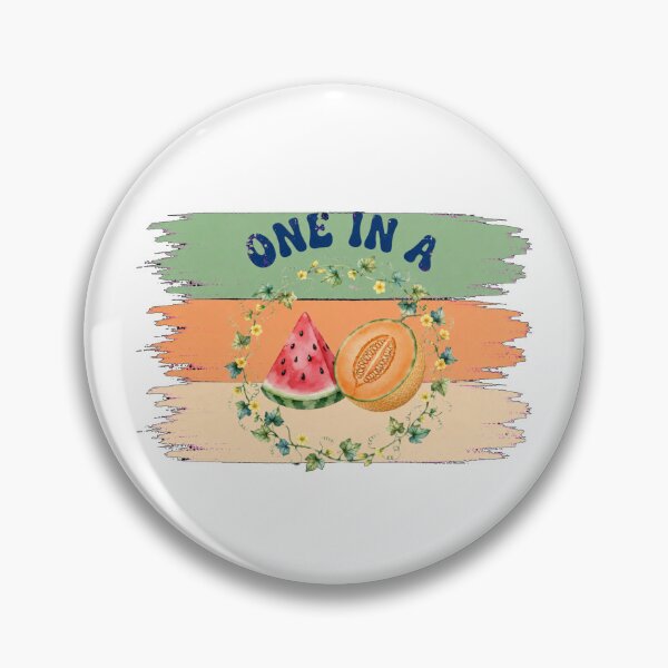 Item preview, One in A Melon Autumn Citrus Funny Pun Foodie Quote designed and sold by Yellowriversss.