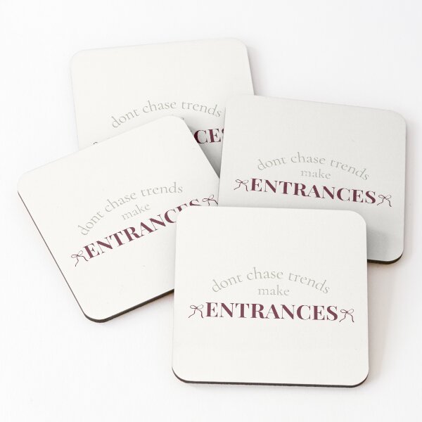 Item preview, Don't Chase Trends Make Entrances | Sage Green & Burgundy Typography designed and sold by Sparkle First Co..