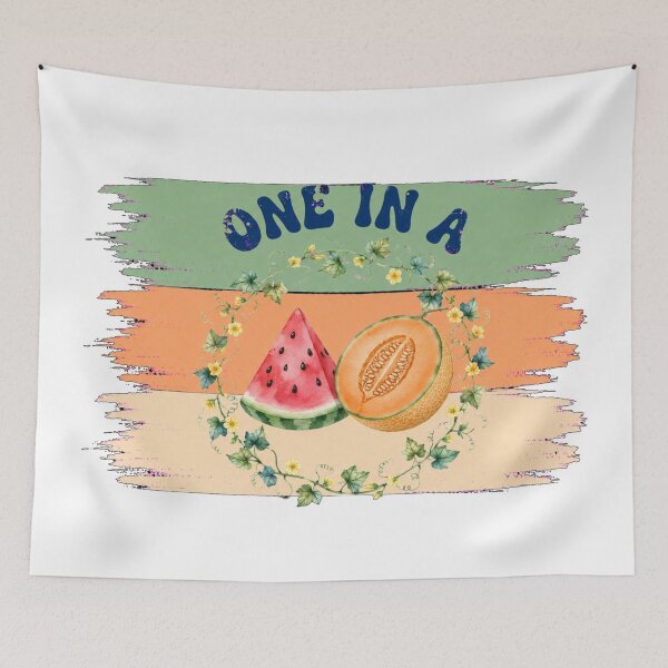 Item preview, One in A Melon Autumn Citrus Funny Pun Foodie Quote designed and sold by Yellowriversss.