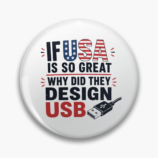 Item preview, If USA Is So Great Why USB Retro Humor designed and sold by w1ckerman.