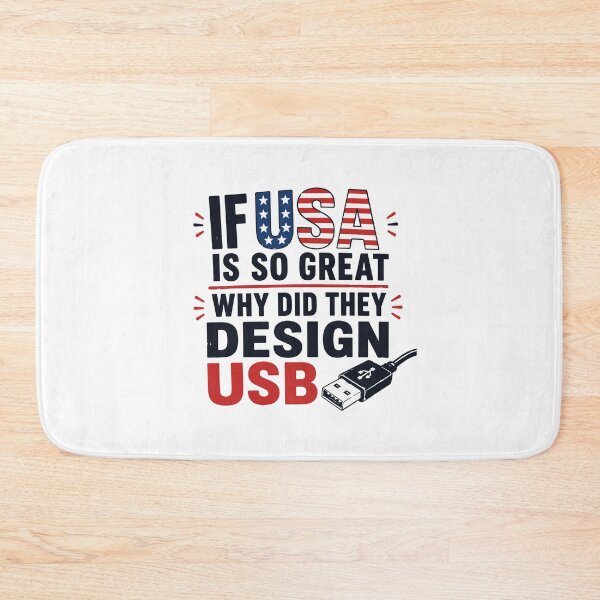 Item preview, If USA Is So Great Why USB Retro Humor designed and sold by w1ckerman.