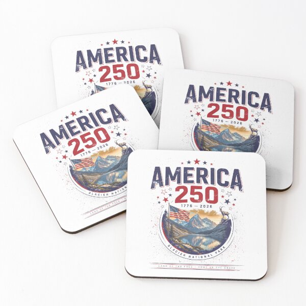 Item preview, America 250 Glacier National Park T-Shirt | Mountain Goat Patriotic 1776-2026 Tee v3 designed and sold by DarylWelsh2024.