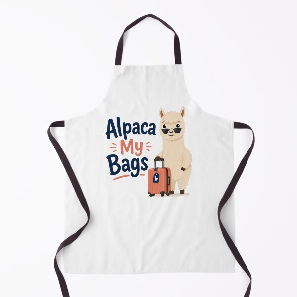 Item preview, Alpaca My Bags Cute Traveling Alpaca Pun designed and sold by Cerys-GS.